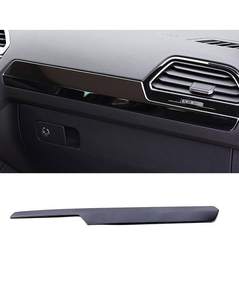 PJJUHS Navigation Panel Frame Für MK2 2017-2019 Mittelkonsole Scheinwerfer Fensterheber Handschuhfach Schalter Rahmenverkleidung Schwarz Aufkleber Decoration Panel Trim Accessories(Style G) von PJJUHS