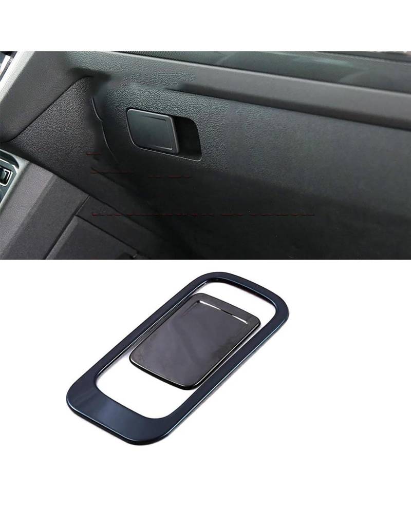 PJJUHS Navigation Panel Frame Für MK2 2017-2019 Mittelkonsole Scheinwerfer Fensterheber Handschuhfach Schalter Rahmenverkleidung Schwarz Aufkleber Decoration Panel Trim Accessories(Style I) von PJJUHS