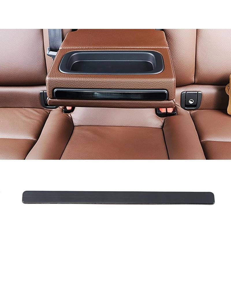 PJJUHS Navigation Panel Frame Für XC60 2018 2019 2022 Auto Hinten Für Sitz Wasser Tasse Halter Rahmen Abdeckung Trim Edelstahl Innen Formen Aufkleber Decoration Panel Trim Accessories(Black A and B) von PJJUHS