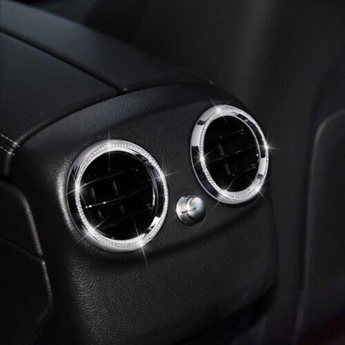 PKW-Butler Blende 2 x Passend zu Mercedes C GLC Strass Glitzer Ringe Lüftung Hinten Klima PKW-Butler Blende 2 x Passend zu Mercedes C GLC Strass Glitzer Ringe Lüftung Hinten Klima von PKW-Butler