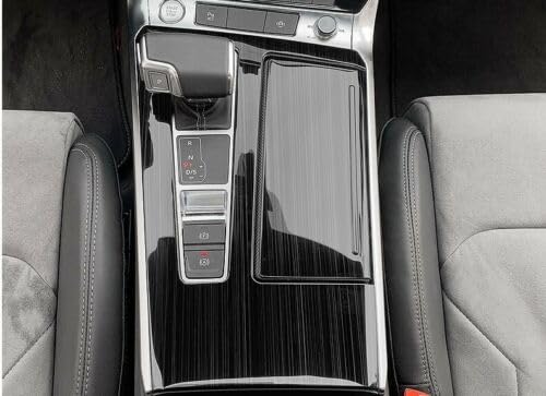 PKW-Butler Blende Passend für Audi A6 C8 2019 2020 Mittelkonsole Schwarz Veredelung Schutz von PKW-Butler