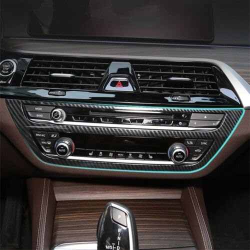 PKW-Butler Blende Passend für BMW 5 5er G30 G31 Carbon CD Radio Mittelkonsole Dekor Rahmen von PKW-Butler