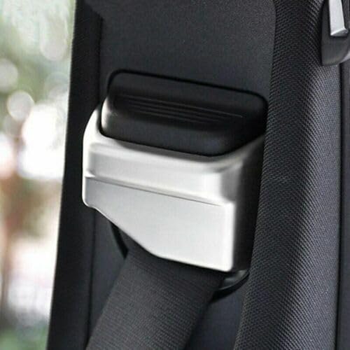 PKW-Butler Blende Passend zu Mercedes GLC X253 C W205 E W213 Gurt Anschnallgurt Silber von PKW-Butler