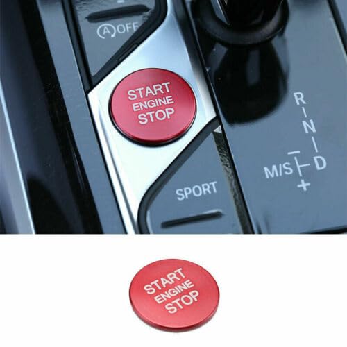 PKW-Butler Blenden Passend für BMW 3 G20 Start Stop Abdeckung Rahmen Tuning Rot PKW-Butler Blenden Passend für BMW 3 G20 Start Stop Abdeckung Rahmen Tuning Rot von PKW-Butler