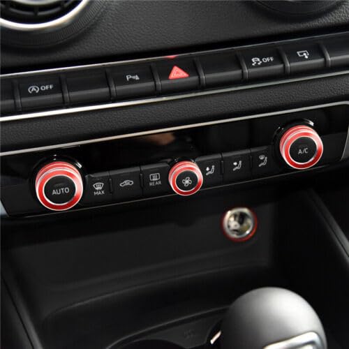PKW-Butler Blenden Passend zu Audi A3 8V S3 Radio Knopf Regler Abdeckung Rahmen von PKW-Butler