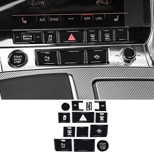 PKW-Butler Blenden Passend zu Audi A6 C8 Knopf Schalter Abdeckung Rahmen von PKW-Butler