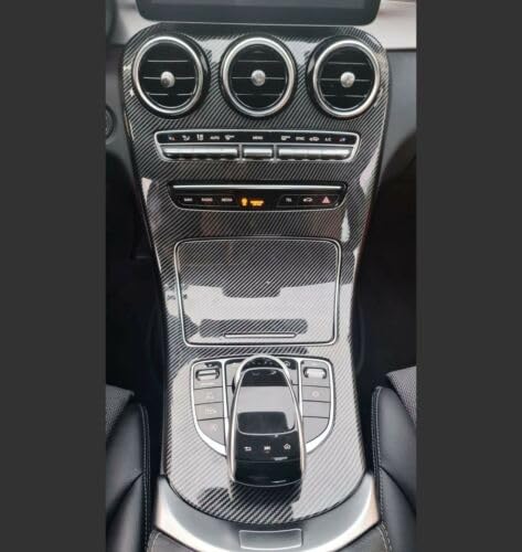 PKW-Butler Mittelkonsole Schalttafel Passend Für Mercedes Benz C Klasse W205 GLC AMG Carbon von PKW-Butler