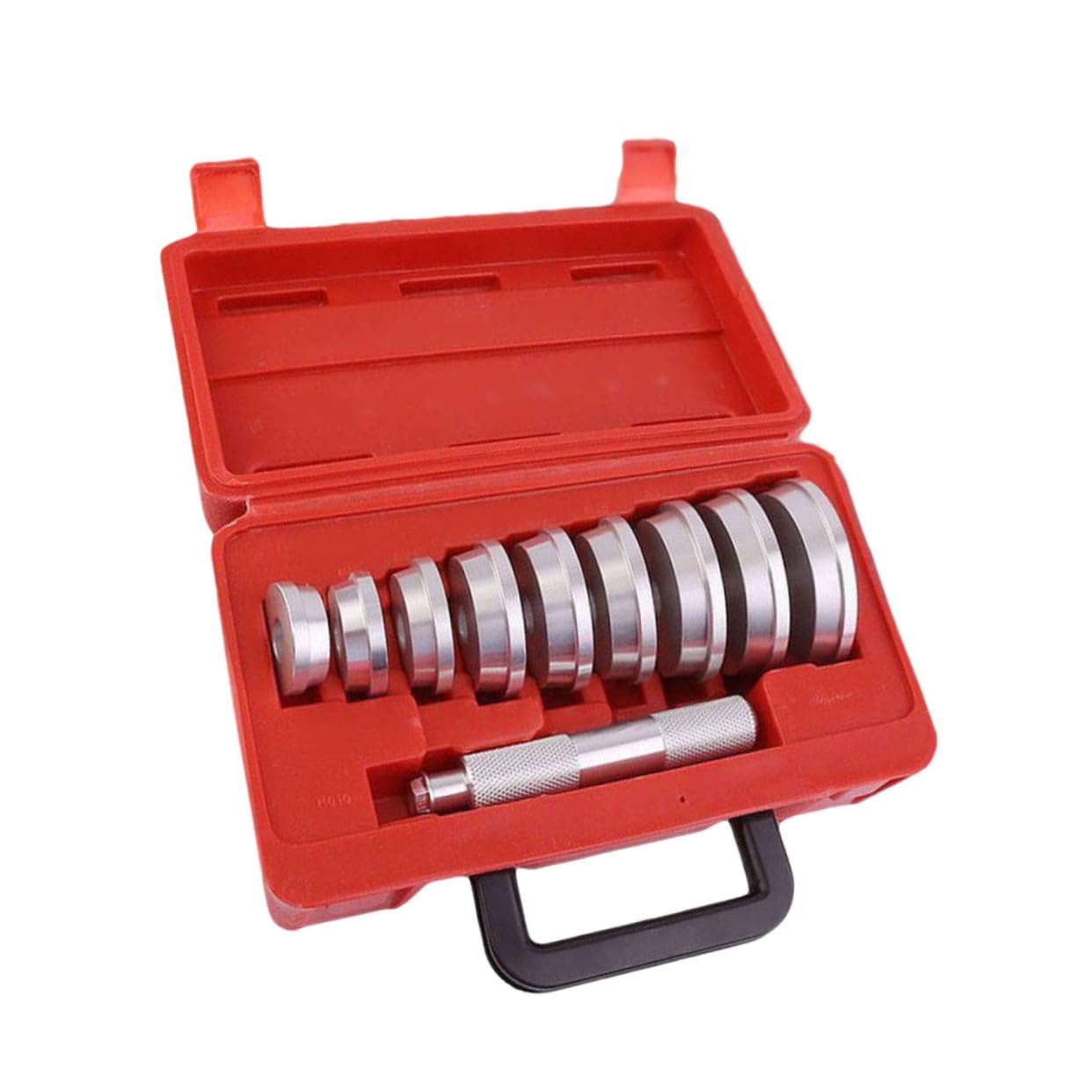 PLAFOPE 10Stücke Teiliges Aluminium Achsbuchsen Lagerlaufring Dichtungsausbau Werkzeug Langlebig Passend für Standard Radlager mit Gerändeltem und Eloxierter Oberfläche PLAFOPE 10Stücke Teiliges Aluminium Achsbuchsen Lagerlaufring Dichtungsausbau Werkzeug Langlebig Passend für Standard Radlager mit Gerändeltem und Eloxierter Oberfläche von PLAFOPE