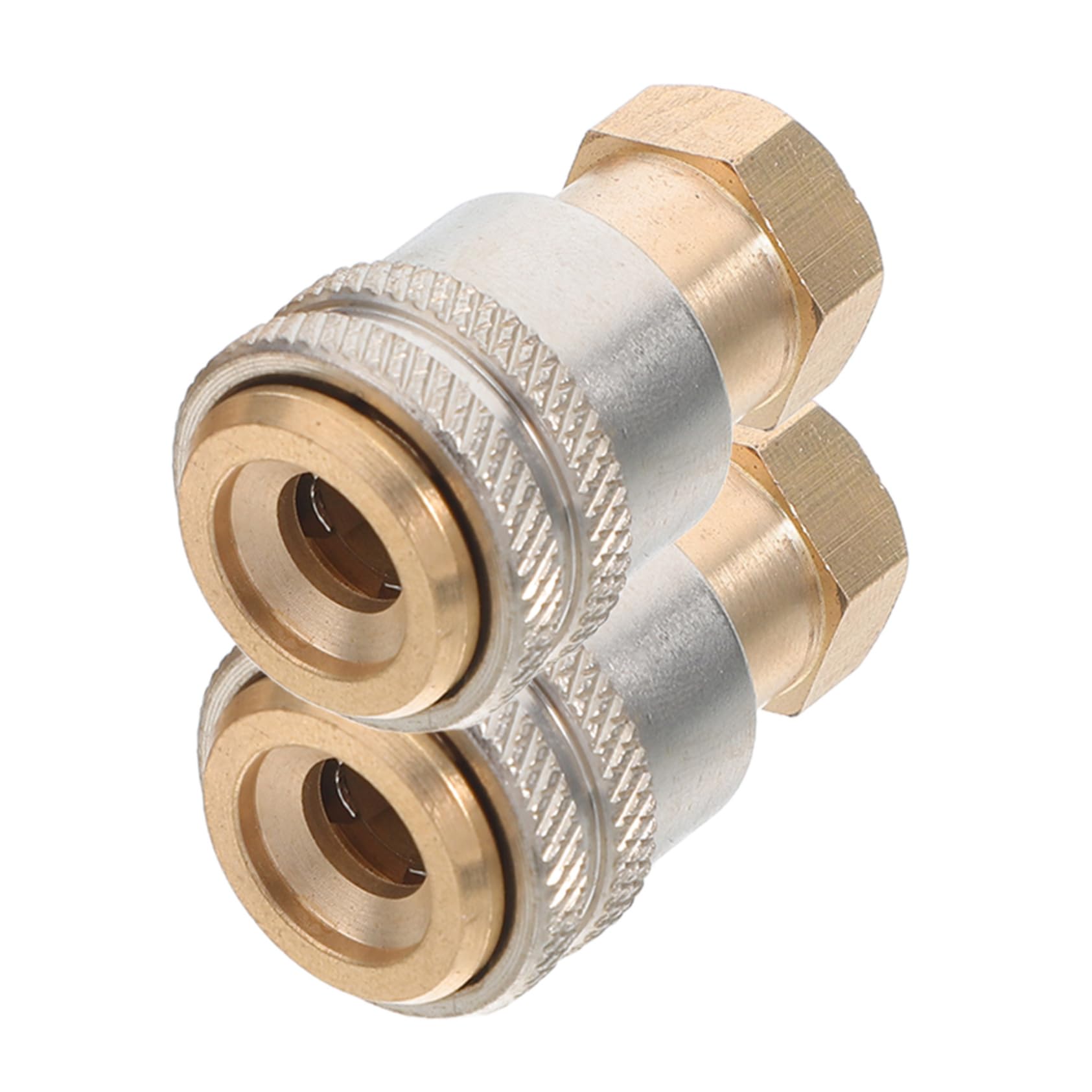 PLAFOPE 2-teiliges Reifenfüllfutter: Messing-1/4-zoll-schnellanschluss-reifenluftfutteradapter, Robuster Inflator-Clip-ventiladapter, Ideal Für Auto, Motorrad, Fahrrad PLAFOPE 2-teiliges Reifenfüllfutter: Messing-1/4-zoll-schnellanschluss-reifenluftfutteradapter, Robuster Inflator-Clip-ventiladapter, Ideal Für Auto, Motorrad, Fahrrad von PLAFOPE