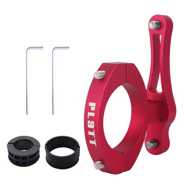 PLATT Fahrrad Flaschenhalter Adapter Aluminum, MTB Ersatz Flasche Halterung Wasserflasche Cage Halter Regal Rack Halterung, Seat Post Lenkerhalterung von PLATTBK