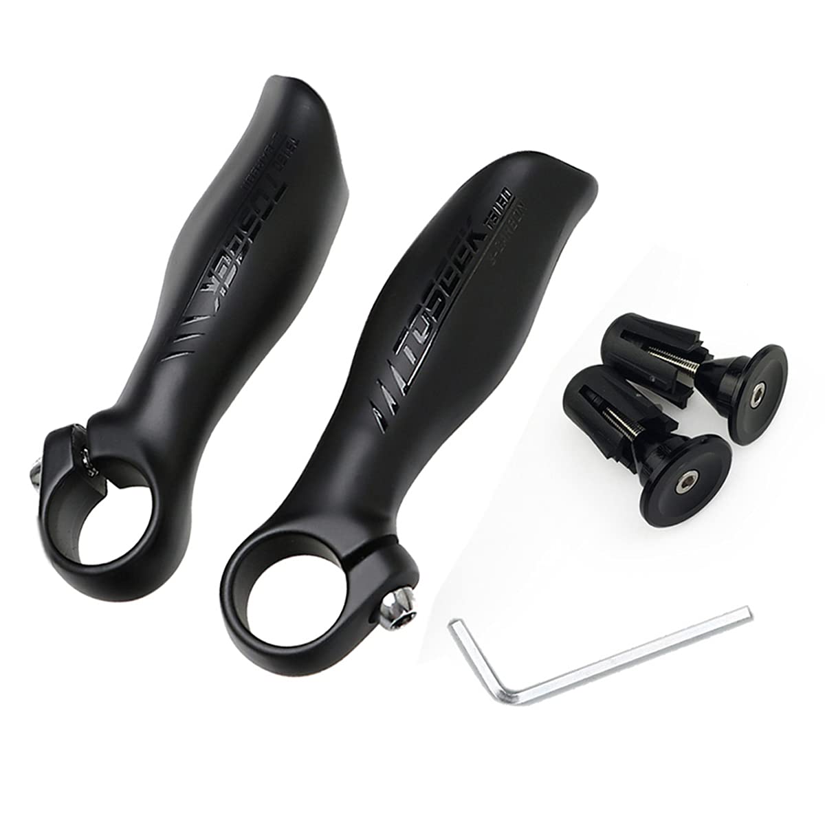 TOSEEK MTB Lenkerhörnchen Carbon Fahrrad Bar Ends Hörnchen Fahrradlenkerenden 22.2mm TOSEEK MTB Lenkerhörnchen Carbon Fahrrad Bar Ends Hörnchen Fahrradlenkerenden 22.2mm von PLATTBK