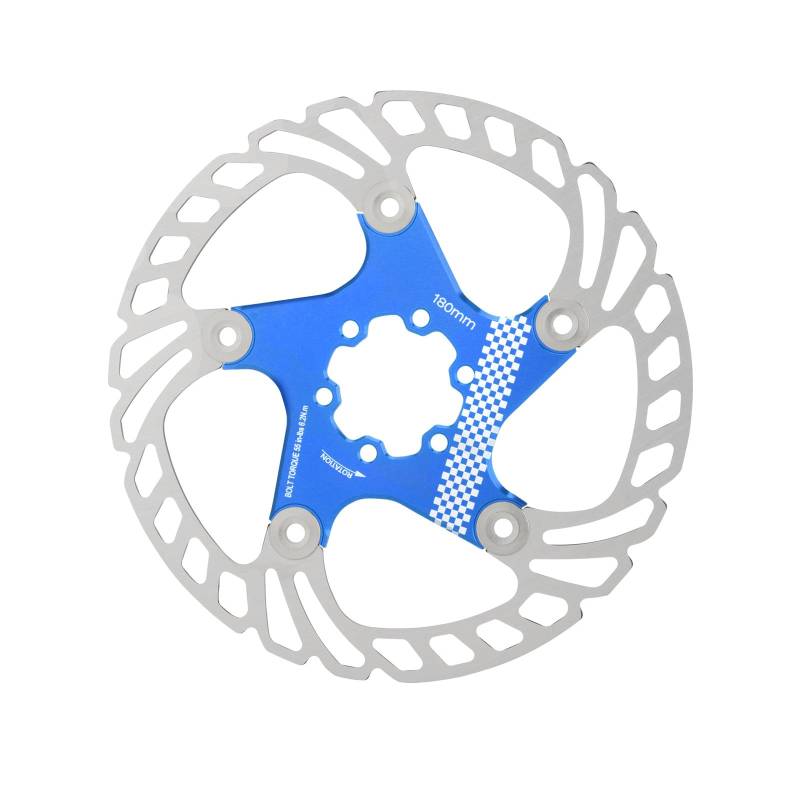 Fahrräder, schwimmende Scheibenbremse, Rotor, 140 mm/160 mm/180 mm, Edelstahl, Fahrrad-Rotor mit 6 Schrauben für Mountainbikes von PLCPDM