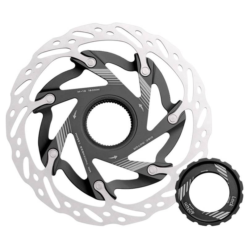 Zentralverriegelung Fahrradbremsrotor 160/140 mm Fahrräder Hydraulische Scheibenbremse Rotor Ersatz Centerlock Disc Rotor von PLCPDM