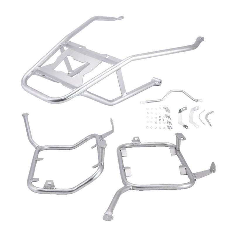 Heckgepäckträger Für XADV750 XADV 750 2021 2022 2023 Motorrad Stamm Packtaschen Fall Satteltasche Halterung Edelstahl Hinten Gepäck Rack von PLIQVBN