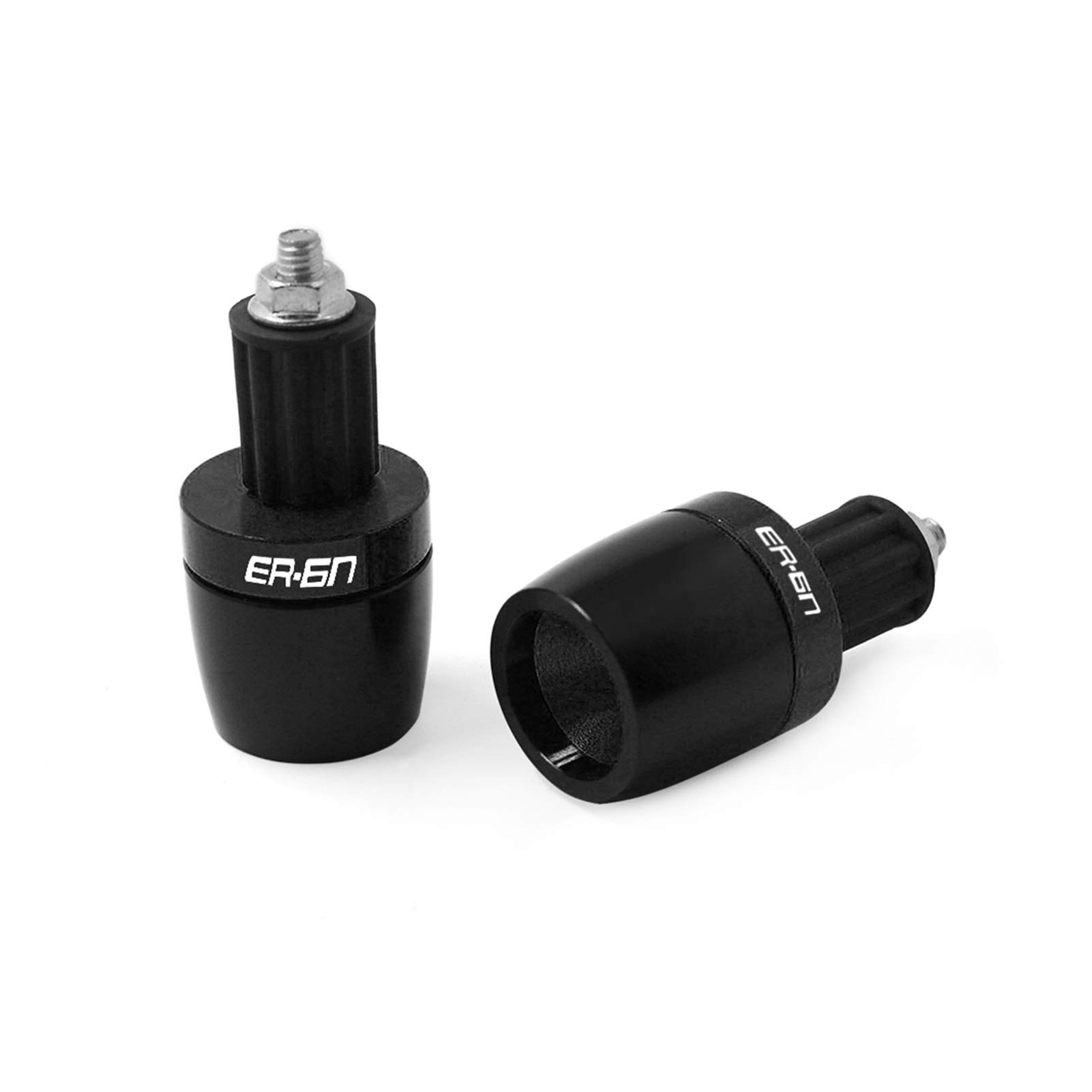 Kappe Anti Vibration Silder Plug Für Kawasaki ER-6N ER6N ER 6N Motorrad 7/8"22mm Lenker Lenkergriffe Enden Universal Gegengewicht Cap Plug Slider Cover Motorrad Lenkergriffe Endkappen von PLKJ