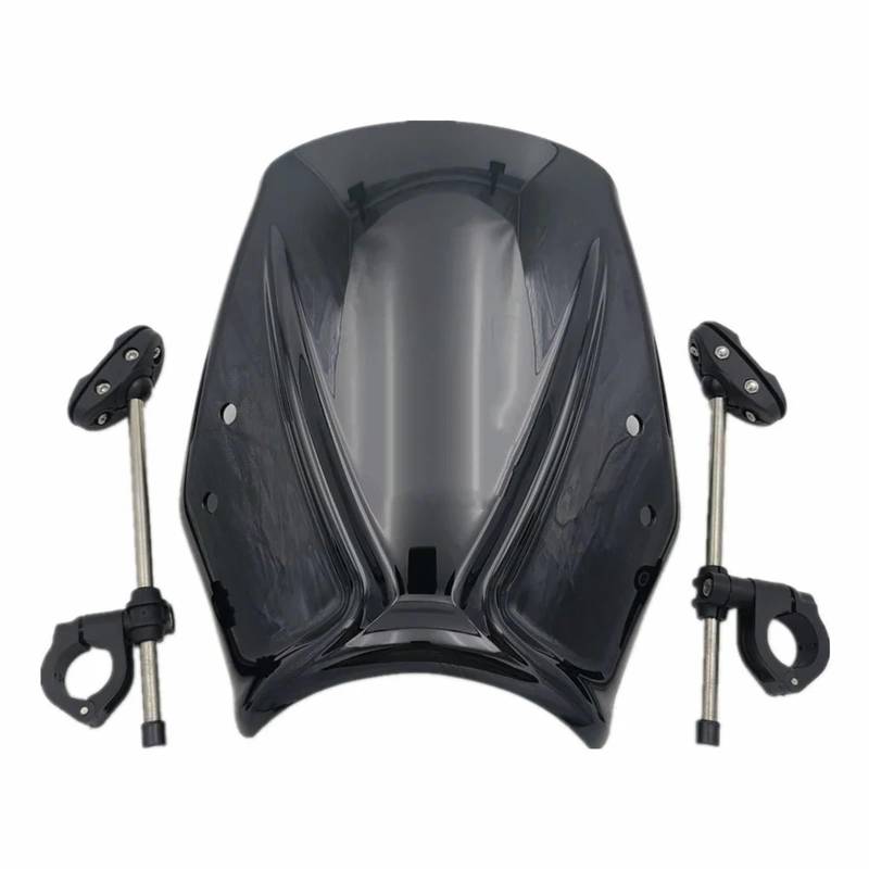 Windschutzscheiben Für CB300F Für CB 300F Modifikation Mit Unterstützung Rahmen Windschutzscheibe Wind Deflectore Windschutzscheibe Spoiler Motorrad Windschild(Style 06) von PLKPVHVZNM