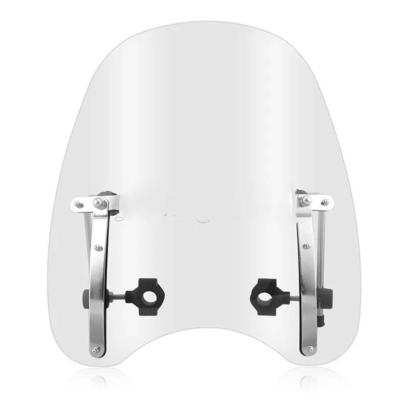Windschutzscheiben Für Ducati Für Universal Motorrad 7/8 "1" Lenker Deflektor Windschutzscheibe Windschutzscheibe Bildschirm Windschild(Clear) von PLKPVHVZNM