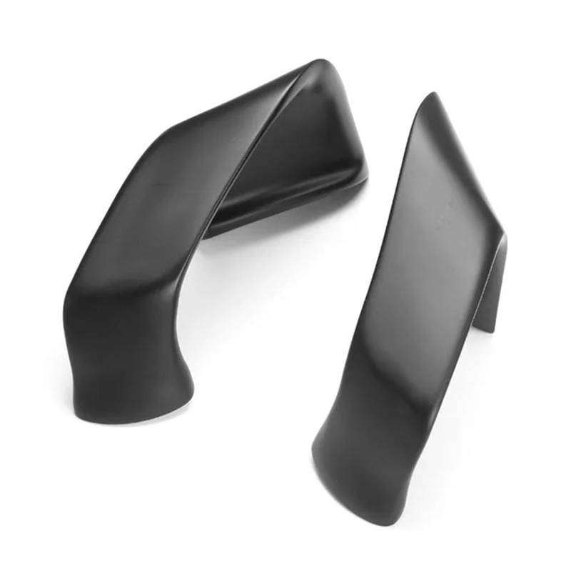 Windschutzscheiben Für Für YZF-R1M 2015-2022 Für YZF-R6 2017-2022 Windschutzscheibe Verkleidung Flügel Motorrad Zubehör Aerodynamische Winglets Windschild(Matte Black) von PLKPVHVZNM