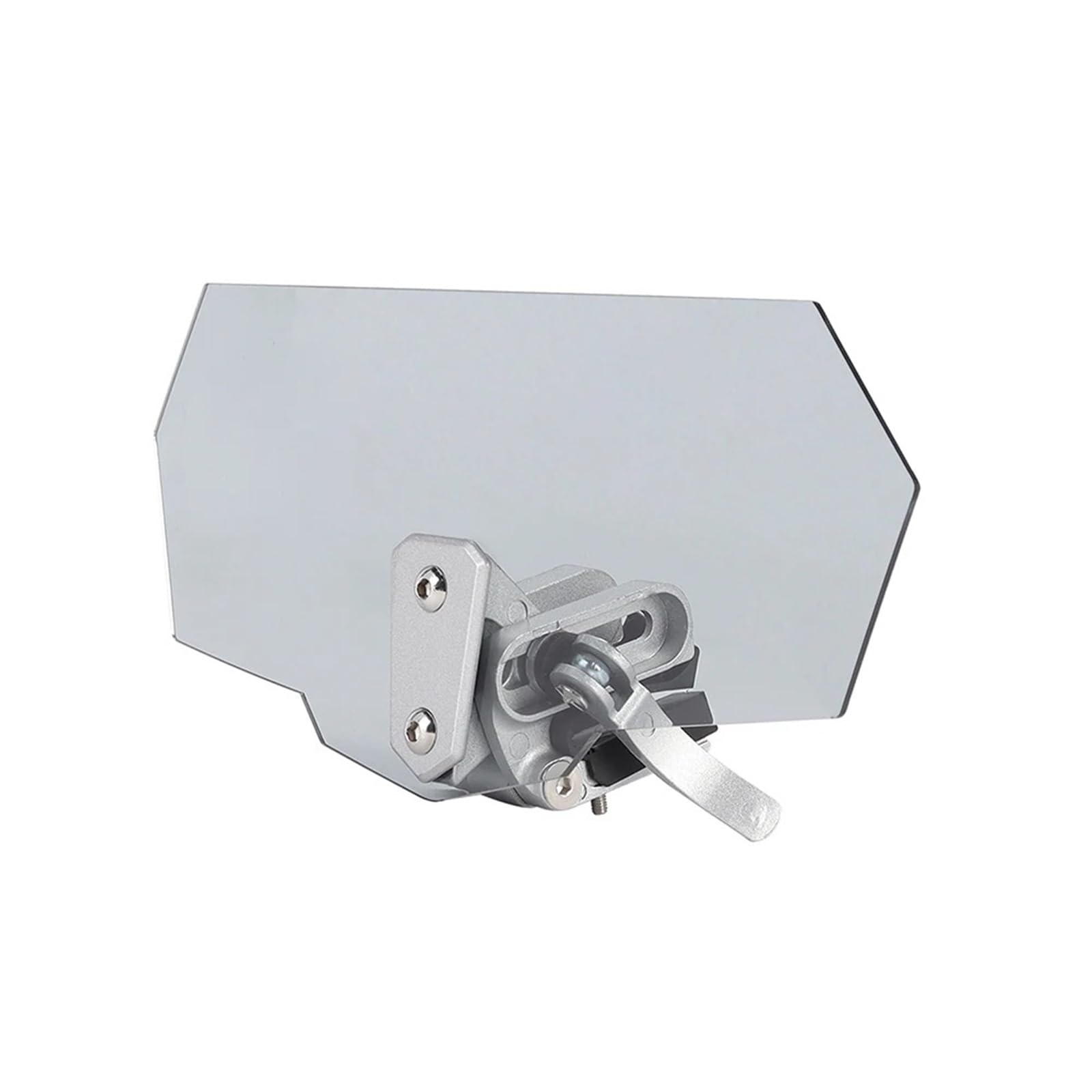 Windschutzscheiben Für R1200GS Universal Motorrad Riser Clip Auf Windschutzscheibe Windschutzscheibe Verlängerung Spoiler Air Deflektor Windschild(Gray) von PLKPVHVZNM