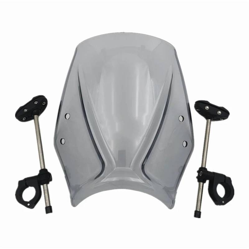 Windschutzscheiben Für XJR-1300 Für XJR1300 Windschutzscheibe Wind Deflectore Mit Unterstützung Rahmen Windschutzscheibe Schwarz Klar Motorrad Windschild(Style5) von PLKPVHVZNM