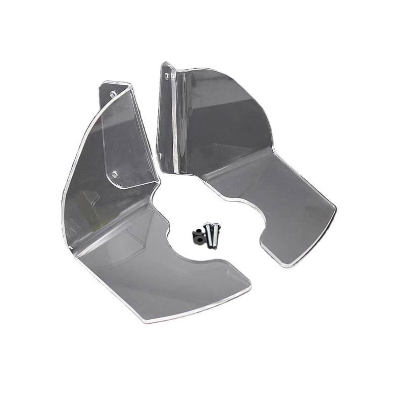 Windschutzscheiben Motorrad Verkleidung Windschutzscheibe Windschutz Windabweiser HandShield Handschutz Für Tiger 800 Für XRX 2015-2017 Windschild(Transparent) von PLKPVHVZNM