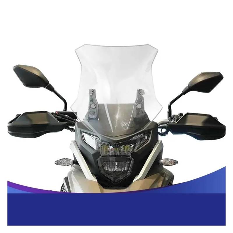 Windschutzscheiben Motorrad-modifizierte Windschutzscheibe, zerstörungsfreie Installation, anwendbar für Excelle 400 x 500 x 525 x Windschild(Transparent 47cm) von PLKPVHVZNM