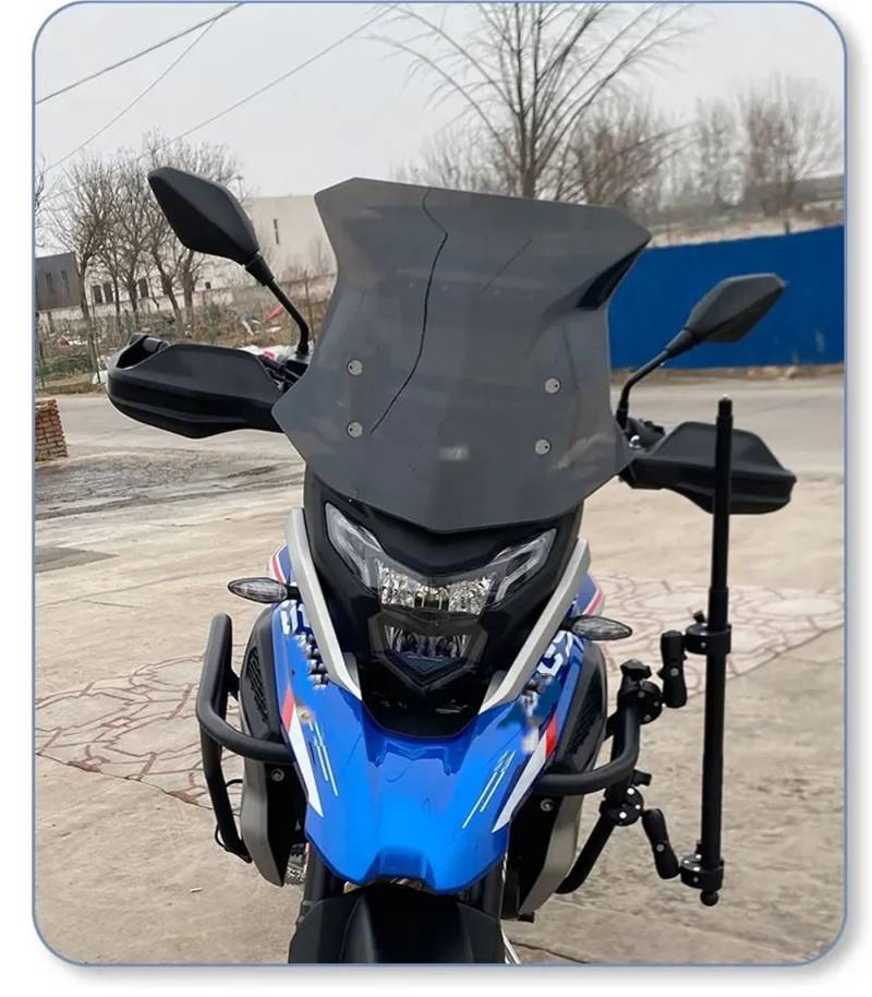 Windschutzscheiben Motorrad-modifizierte Windschutzscheibe, zerstörungsfreie Installation, anwendbar für Excelle 400 x 500 x 525 x Windschild(Transparent 57cm) von PLKPVHVZNM