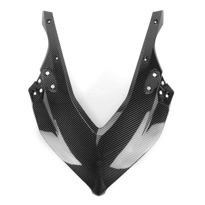 Windschutzscheiben Motorradkörper-Kopfverkleidung Windschutzscheibe Vordere Haube Nasenhaube Scheinwerfer-Oberabdeckungen Für CBR650R Scheinwerferabdeckung Für CBR 650R Windschild(Carbon Fiber Look) von PLKPVHVZNM
