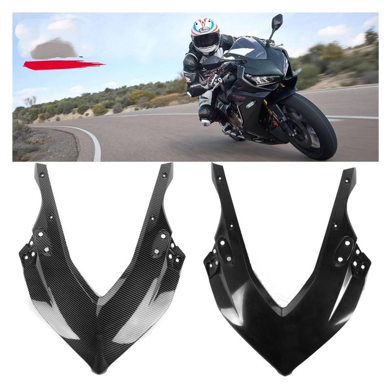 Windschutzscheiben Motorradkörper-Kopfverkleidung Windschutzscheibe Vordere Haube Nasenhaube Scheinwerfer-Oberabdeckungen Für CBR650R Scheinwerferabdeckung Für CBR 650R Windschild(Unpainted) von PLKPVHVZNM