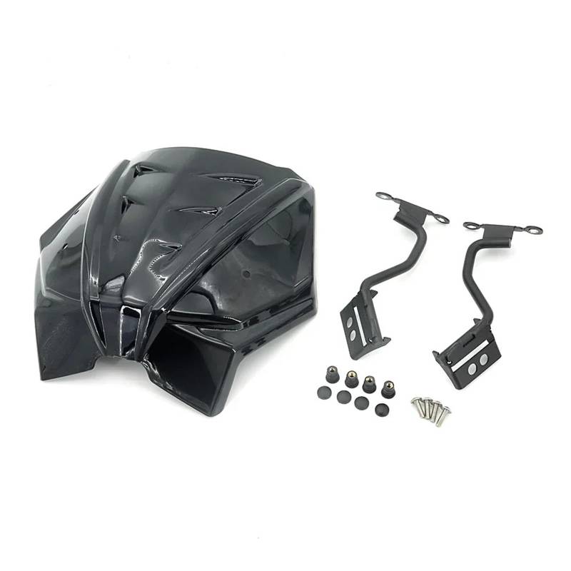 Windschutzscheiben Motorradzubehör Windschutzscheibe Windschutzscheibe Windschutz Deflektor Windschild(Black) von PLKPVHVZNM