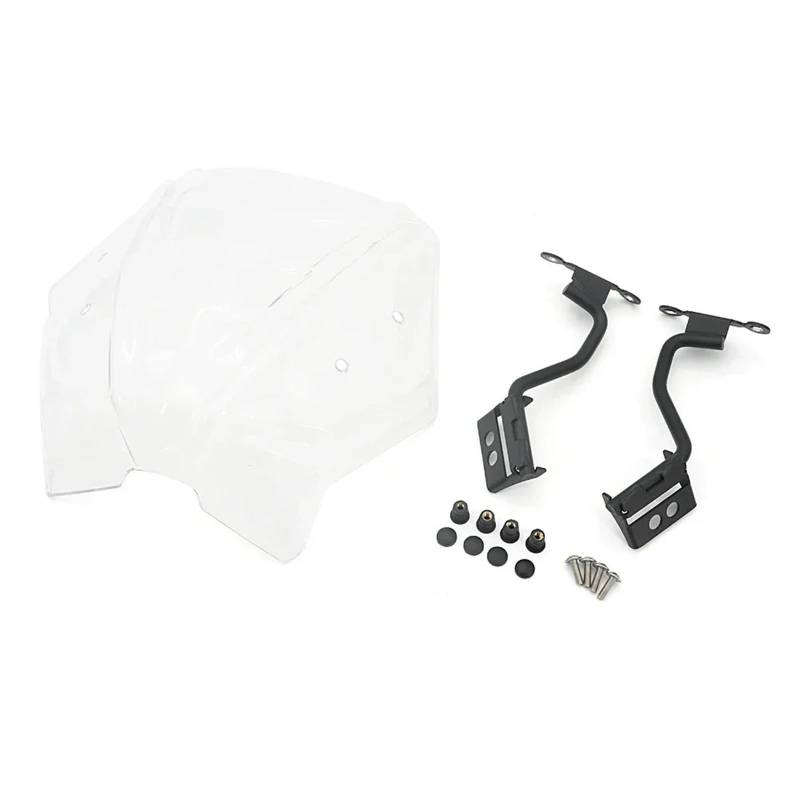 Windschutzscheiben Motorradzubehör Windschutzscheibe Windschutzscheibe Windschutz Deflektor Windschild(Transparent) von PLKPVHVZNM