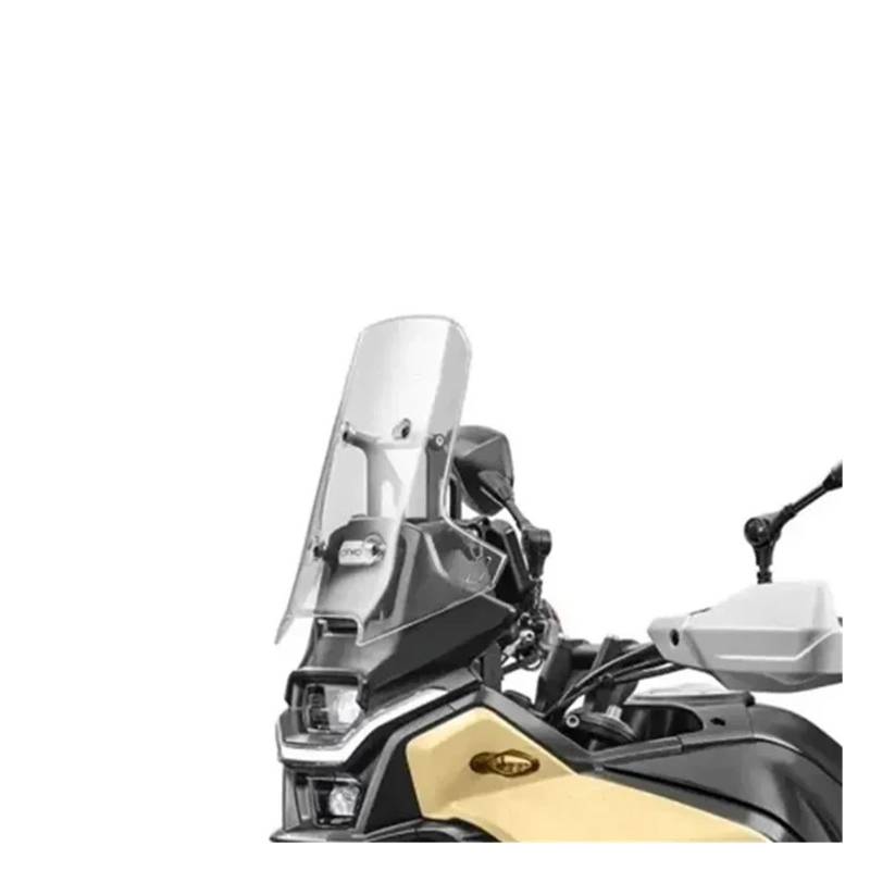 Windschutzscheiben Windschutzscheibe Motorrad Erhöhung Und Verbreiterung Windschutzscheibe Änderung Zubehör Für CFMOTO Für 450MT 2024 Windschild(Brown) von PLKPVHVZNM