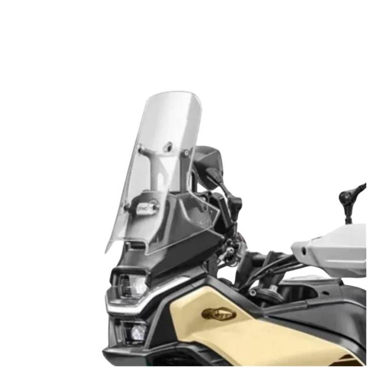 Windschutzscheiben Zubehör Motorrad Frontscheibe Windschutzscheibe Teile Für CF Moto Für 450MT Windschutzscheibe Für MT 450 2024 Windschild(Transparent 45CM) von PLKPVHVZNM