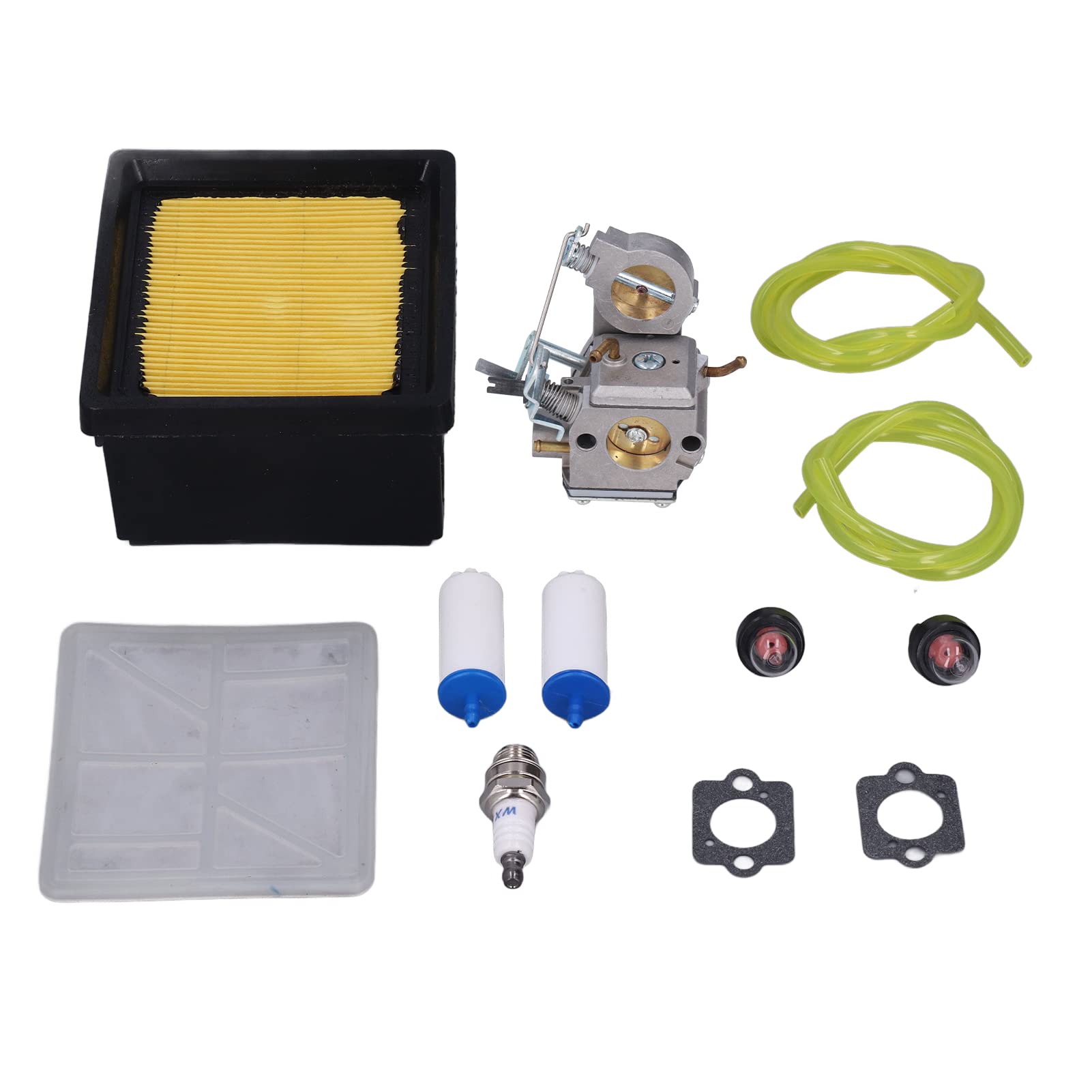 PLLO Vergaser + Luftfilter-Kit, für Partner K750, für K760, für ZAMA C3‑EL43C, für C3‑EL53, Austausch von Kettensägenteilen, Vergaser-Kit, Verschleißfest und Stabile Leistung von PLLO