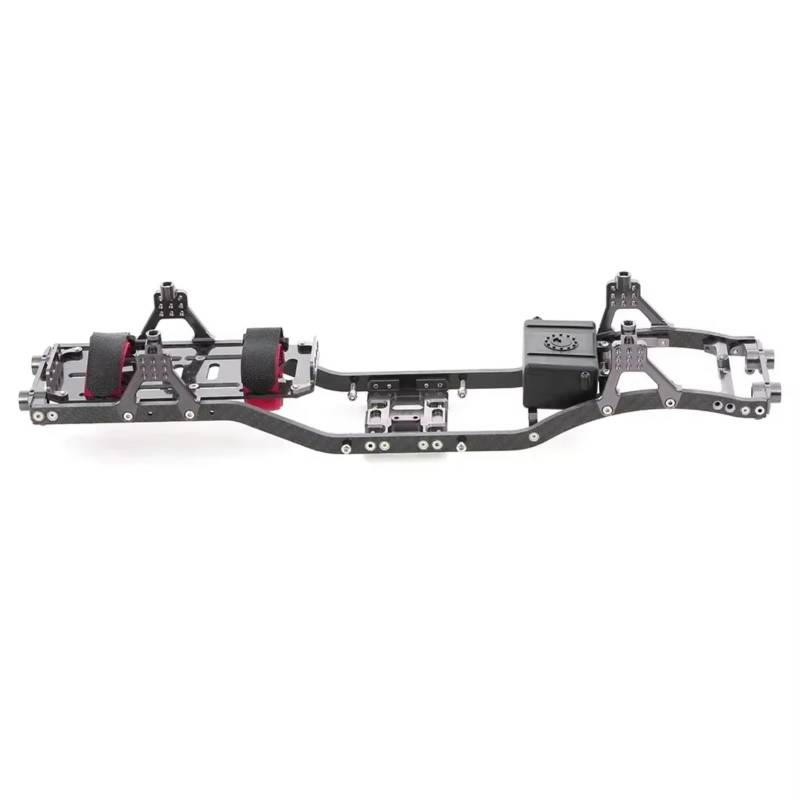 PLOQAZEH RC Autoteile Für Axial Für SCX10 1/10 RC Crawler Truck Off-Road Auto Rahmen Träger Carbon Graphit Für Chassis Profis Rahmen Schienen von PLOQAZEH