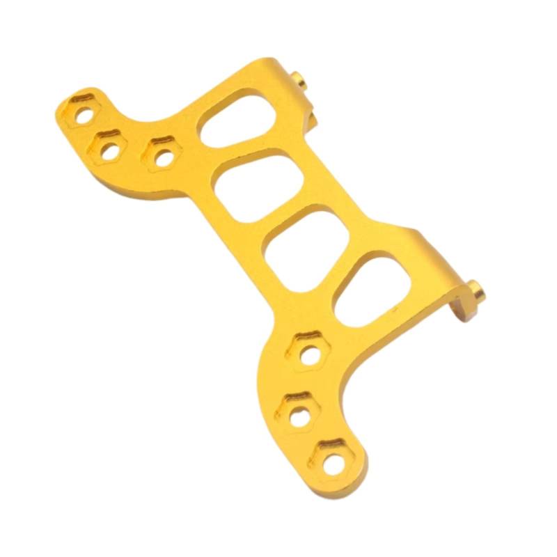 PLOQAZEH RC Autoteile Für HSP 102070 94123 94122 1/10 RC Auto Modell 02064 Hinten Körper Teile Post Platte Lager Blau Für Silber Gelb(Yellow) von PLOQAZEH