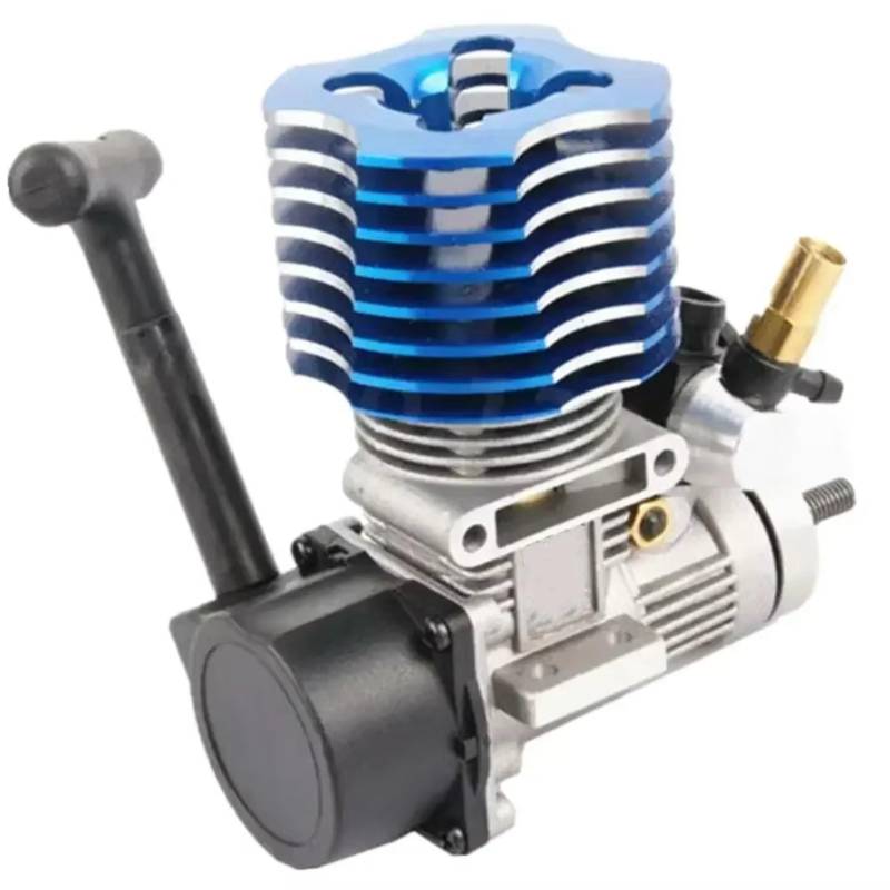 PLOQAZEH RC Autoteile Für HSP Für Himoto VX 18CXP Vertex 18 1/10 1/8 RC Modellauto Für Buggy-Motor Für Nitro Power 2.74cc Mit Seilzugstarter Für Zündkerze 02060 von PLOQAZEH