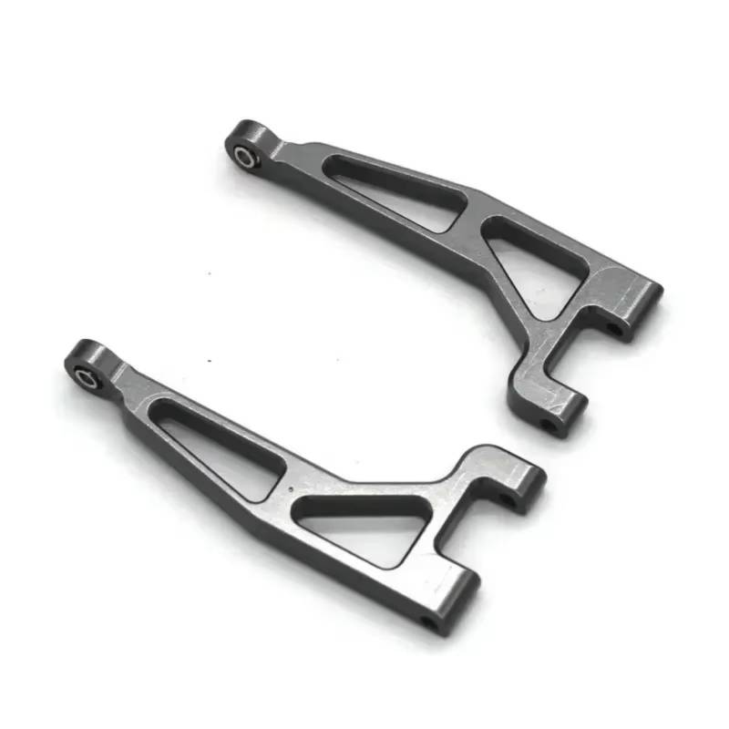PLOQAZEH RC Autoteile Für MJX H16 16207 16208 16209 16210 RC Fernbedienung Auto Metall Upgrade Zubehör Rear Upper Arm(Light Grey) von PLOQAZEH