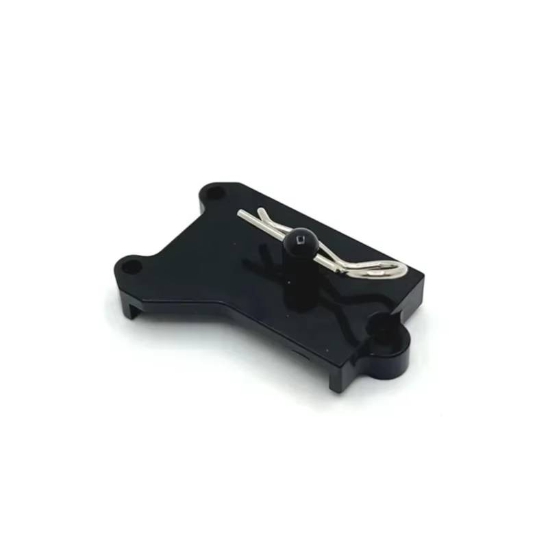 PLOQAZEH RC Autoteile Für SCY 16101 16102 16103 16104 16106 16201 1/16 RC Auto Upgrade Teile Zubehör Metall Servo Halterung Batterie Platte Halter(Black) von PLOQAZEH