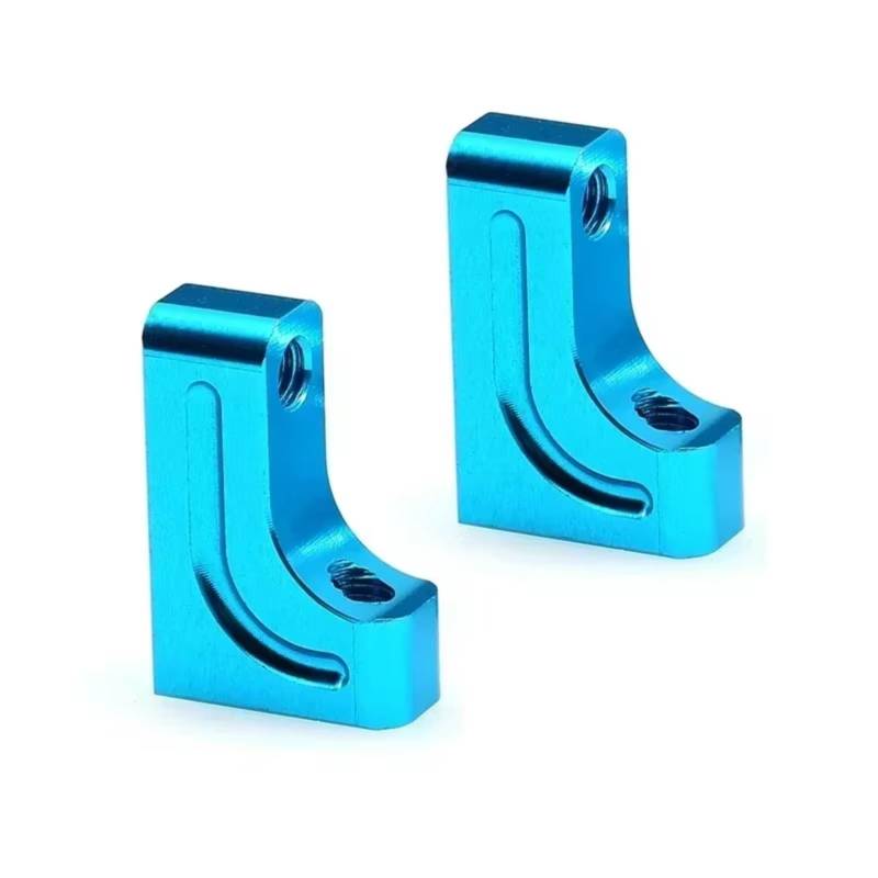 PLOQAZEH RC Autoteile Für Tamiya Für TT-02 XV-01 TB-03 1/10 RC Auto Upgrade Teile 2Pcs Metall Servo Halterung Servo Feste Halterung Stehen von PLOQAZEH