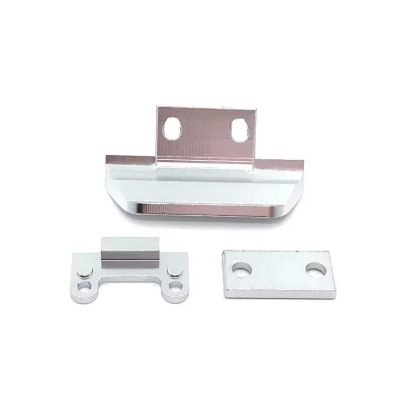 PLOQAZEH RC Autoteile Für WLtoys 144001 1/14 RC Car 144001-1257 Anti Collision Bumper Upgrade Parts Blau Gelb Rot Hellgrau Schwarz Für Silber(Silver) von PLOQAZEH
