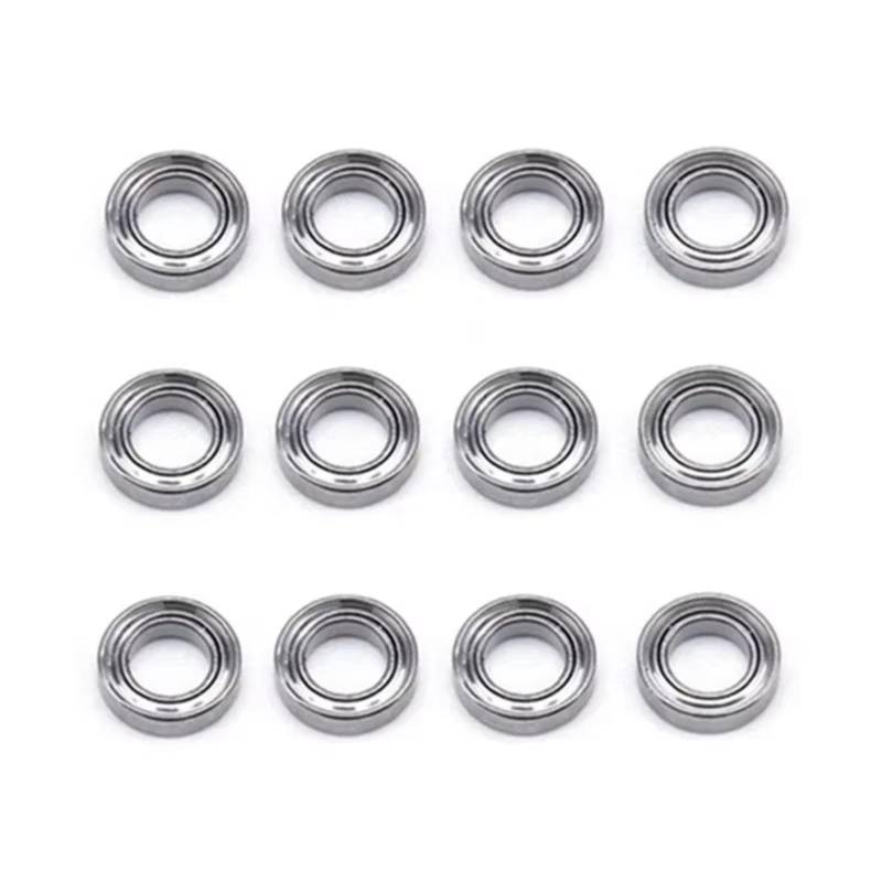 PLOQAZEH RC Autoteile Für Wltoys 144001 124019 124018 RC Auto Upgrade Teile 12Pcs 144001-1296 4x7x2mm Lager Ersatz Zubehör von PLOQAZEH