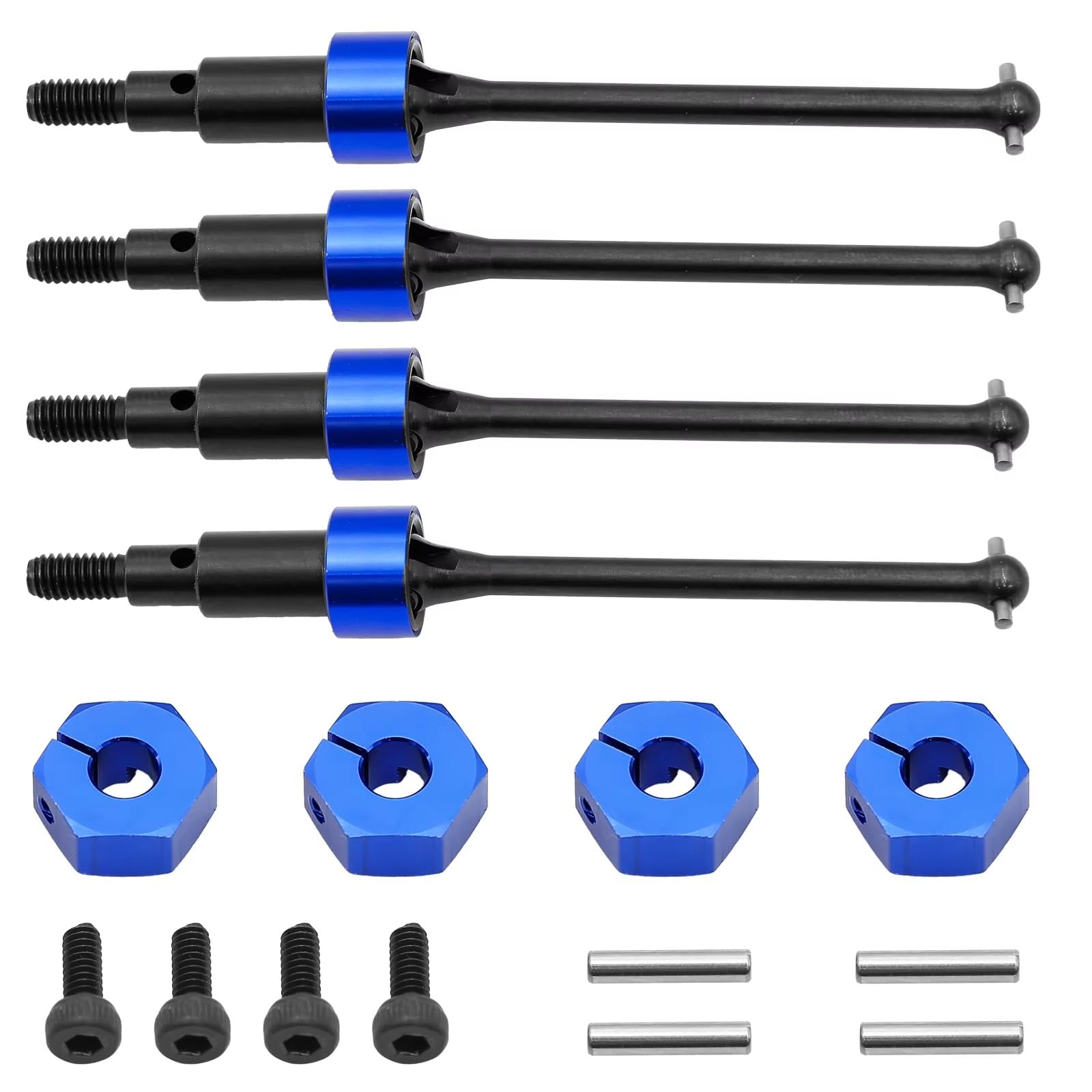 PLOQAZEH RC Car Upgrade Zubehör Für Arrma Für Granite Für Grom Für Typhon Für GROM 1/18 4-teilige Metall-Antriebswelle Vorne Und Hinten CVD-Antriebswelle RC-Auto-Upgrade-Teile Zubehör PLOQAZEH RC Car Upgrade Zubehör Für Arrma Für Granite Für Grom Für Typhon Für GROM 1/18 4-teilige Metall-Antriebswelle Vorne Und Hinten CVD-Antriebswelle RC-Auto-Upgrade-Teile Zubehör von PLOQAZEH