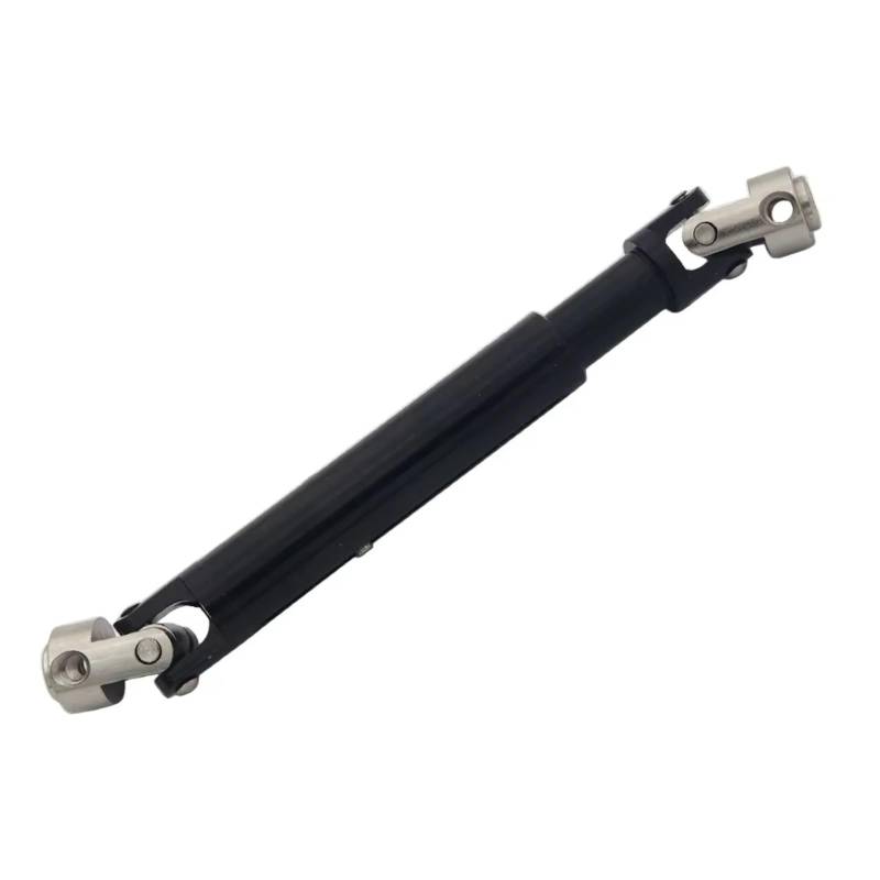 PLOQAZEH RC Car Upgrade Zubehör Für Axial Für SCX10 AX10 Für Tamiya CC01 D90 TF2 1/10 103-150mm CVD Aluminium Antriebswelle Joint RC Für Rock Crawler(Black) von PLOQAZEH