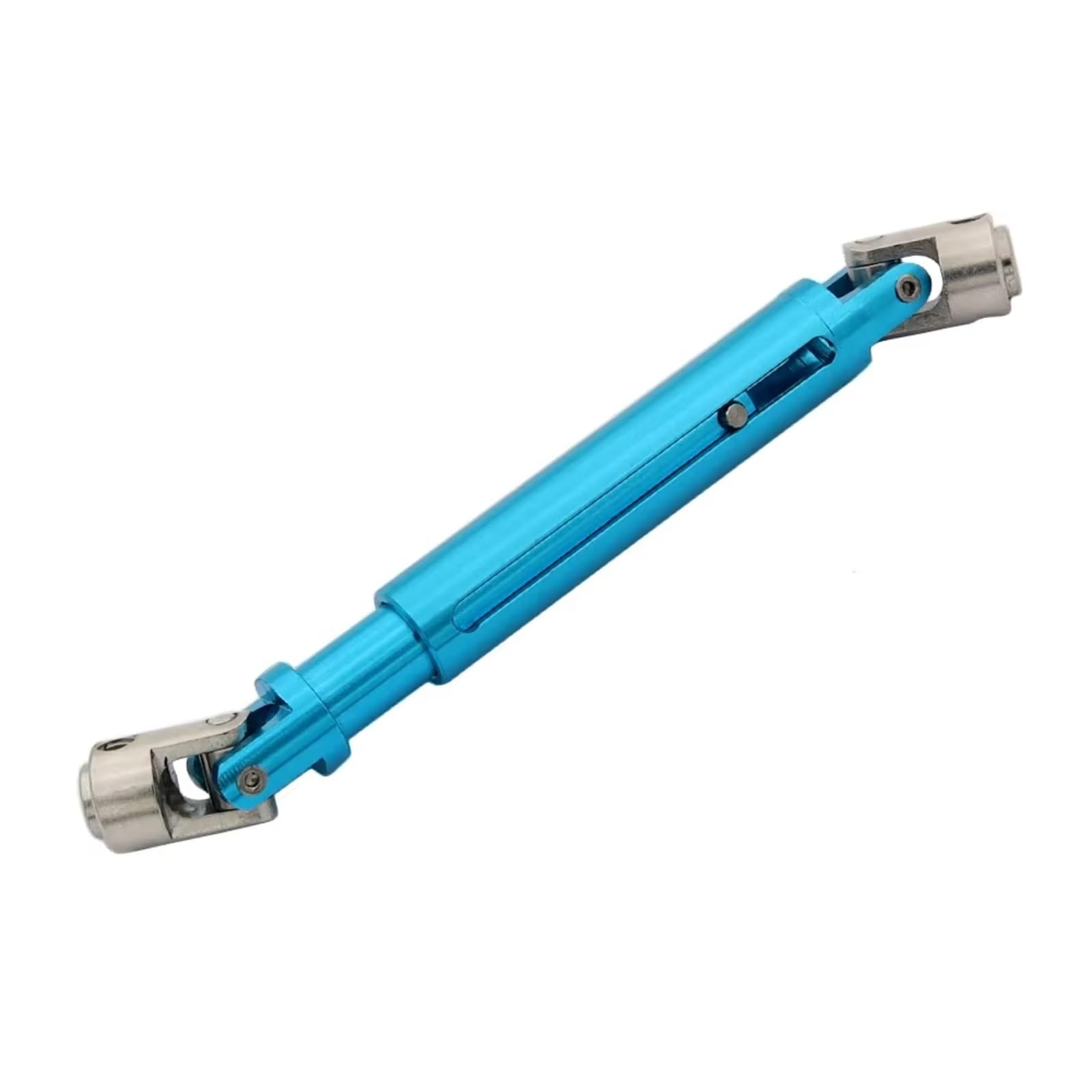 PLOQAZEH RC Car Upgrade Zubehör Für Axial Für SCX10 AX10 Für Tamiya CC01 D90 TF2 1/10 103-150mm CVD Aluminium Antriebswelle Joint RC Für Rock Crawler(Blue) von PLOQAZEH