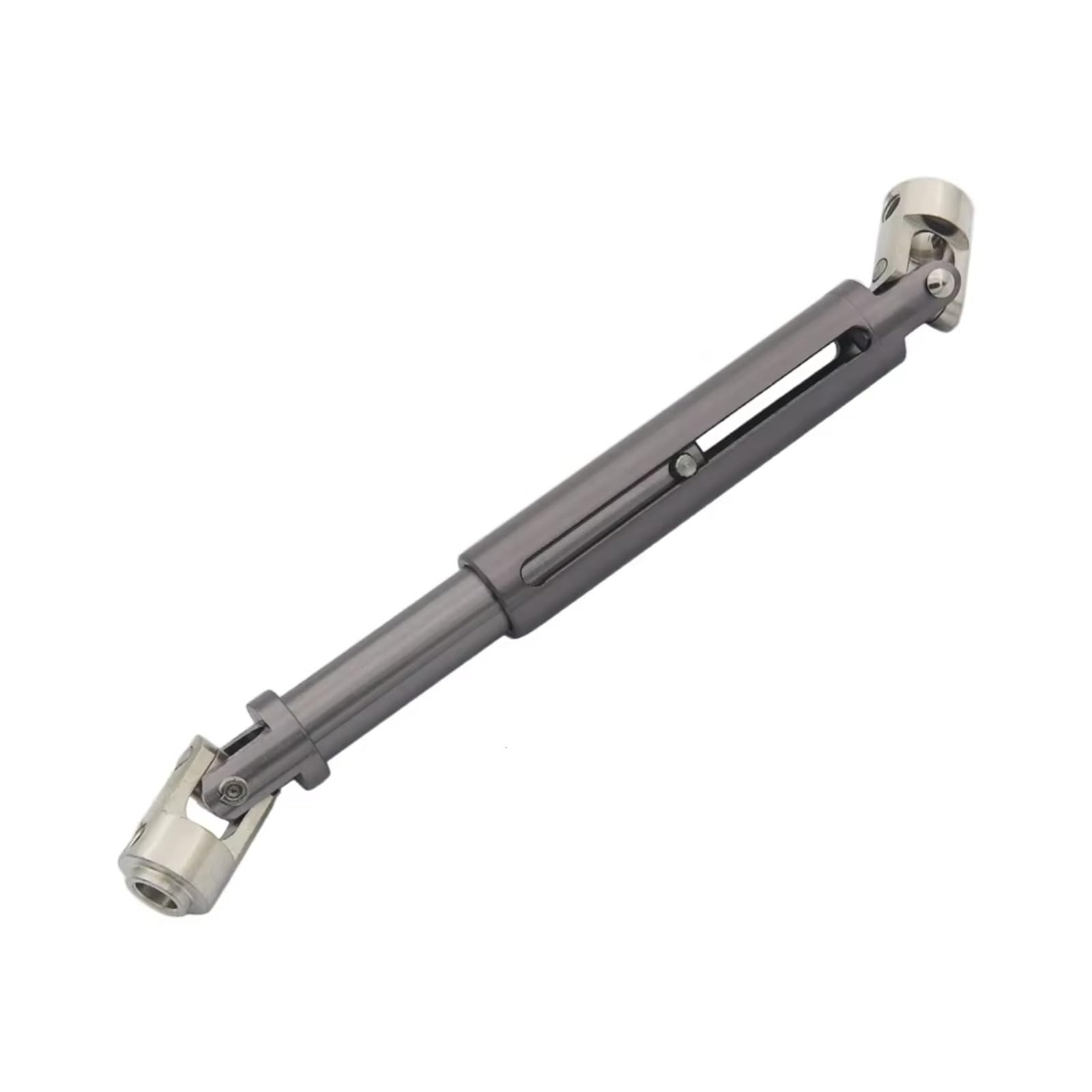 PLOQAZEH RC Car Upgrade Zubehör Für Axial Für SCX10 AX10 Für Tamiya CC01 D90 TF2 1/10 103-150mm CVD Aluminium Antriebswelle Joint RC Für Rock Crawler(Gray) von PLOQAZEH
