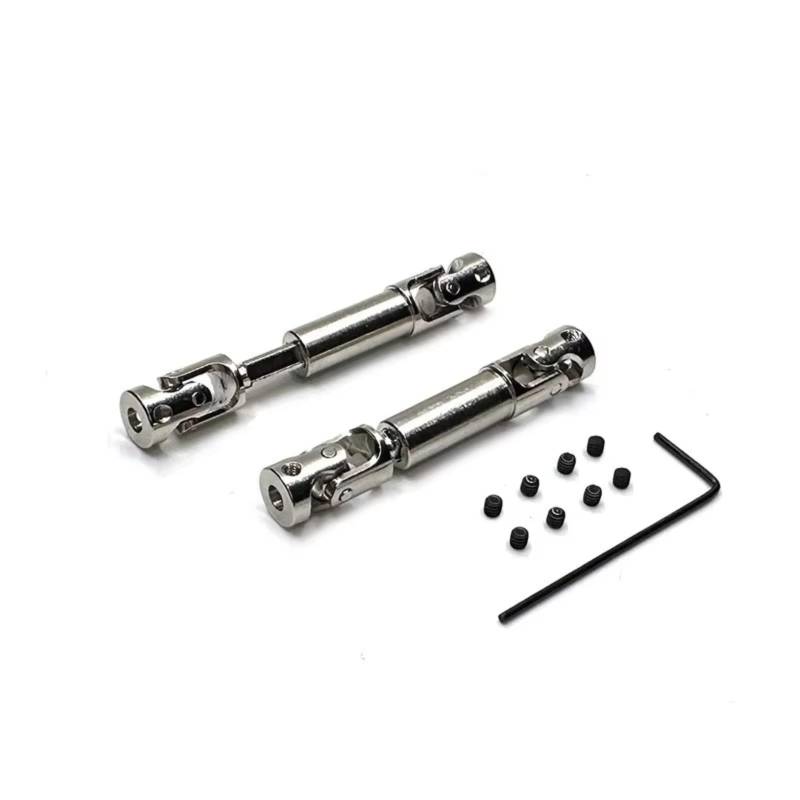 PLOQAZEH RC Car Upgrade Zubehör Für FMS Xiaoqi Für FCX24 1/24 Metall-Upgrade Vordere Und Hintere Antriebswelle Fernbedienung Crawler Fahrzeug Upgrade Teile Zubehör von PLOQAZEH