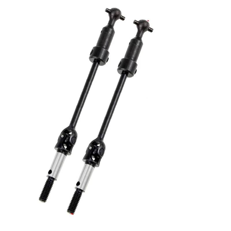PLOQAZEH RC Car Upgrade Zubehör Für HSP 102015-A 75-85mm 102016-A 110-120mm Geeignet 1/10 94123 94103 CVD Stahl Antriebswelle Für Universal Hund Knochen Einstellbare RC Auto(110-120mm 2pcs) von PLOQAZEH
