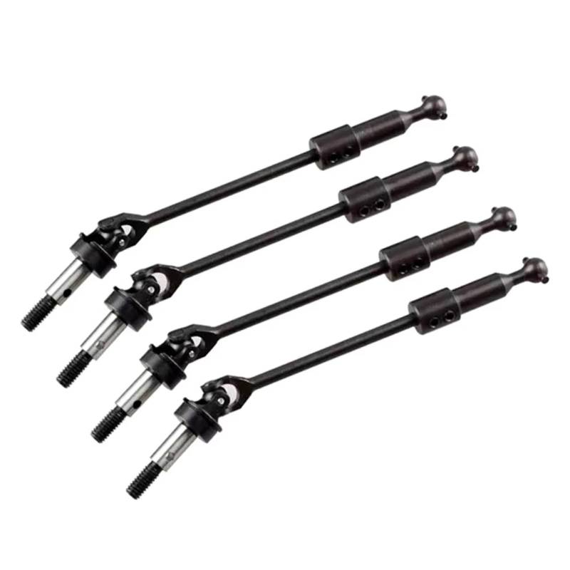 PLOQAZEH RC Car Upgrade Zubehör Für HSP 102015-A 75-85mm 102016-A 110-120mm Geeignet 1/10 94123 94103 CVD Stahl Antriebswelle Für Universal Hund Knochen Einstellbare RC Auto(110-120mm 4pcs) von PLOQAZEH