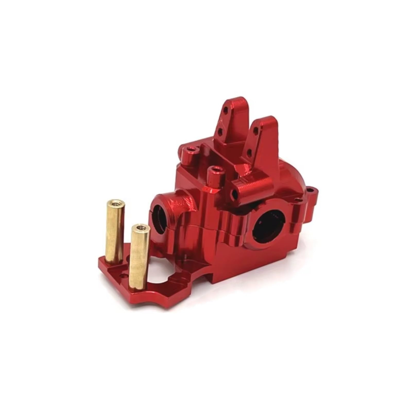 PLOQAZEH RC Car Upgrade Zubehör Für MJX 14301 14302 14303 14209 14210 1/14 RC Metall Upgrade Teile Für Fernbedienung Auto Vorne Getriebe Box Teile(Red) von PLOQAZEH